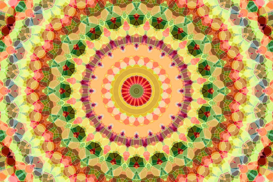 染色玻璃花型圖案 無(wú)分層