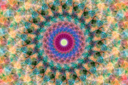 染色玻璃花型圖案 無分層