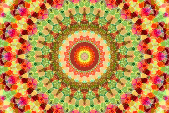 染色玻璃花型圖案 無(wú)分層