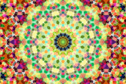 染色玻璃花型拼花圖案 無(wú)分層