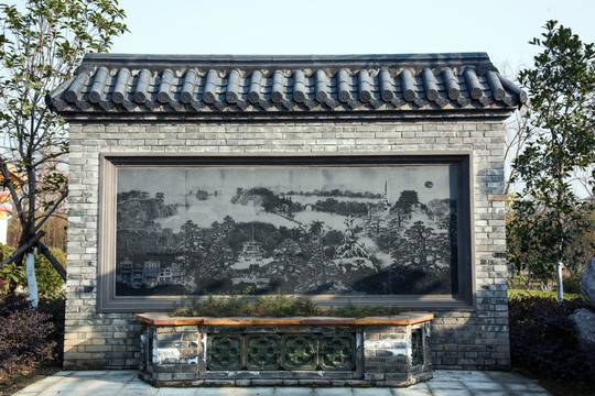 武汉园博园影壁