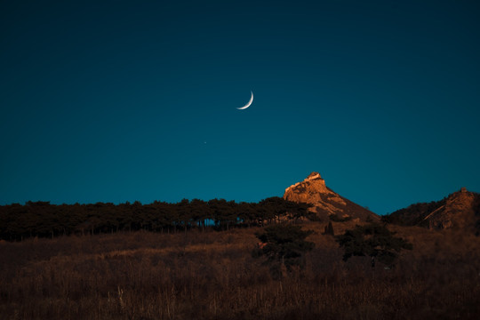 金星伴月