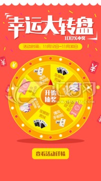 大轉(zhuǎn)盤活動微信頁面