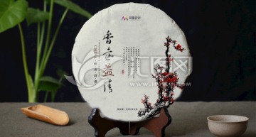 普洱茶棉紙包裝設(shè)計 效果圖