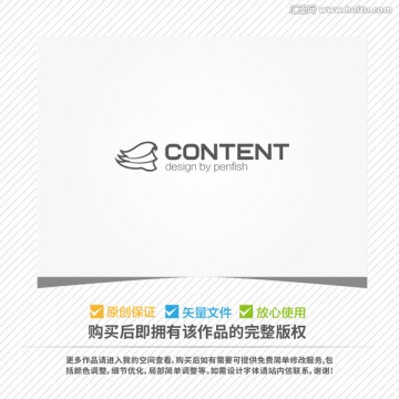 抽象側(cè)臉頭像LOGO