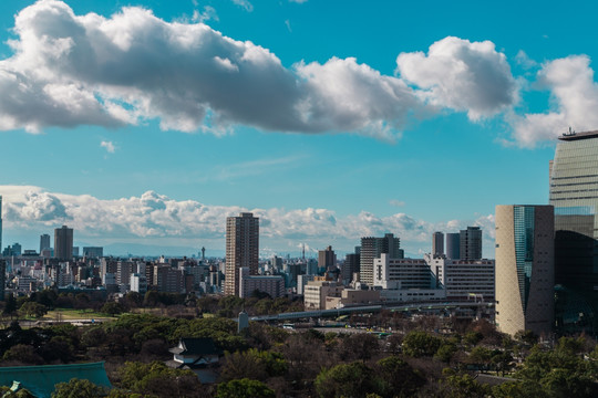 大阪城市风光