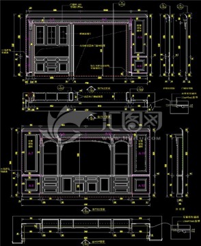 整木家裝設計素材CAD
