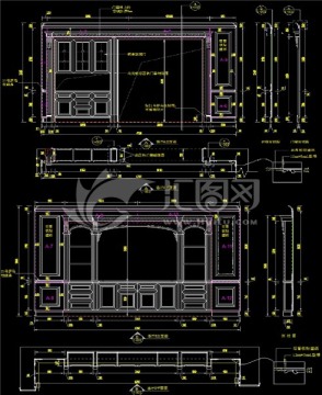 整木家装设计素材CAD