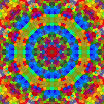 染色玻璃拼花圖案