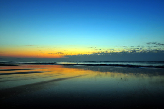 海上日出 晨曦 红太阳 海洋