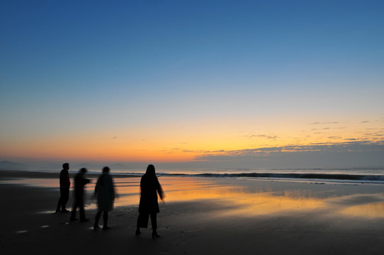 海上日出 晨曦 红太阳 海洋