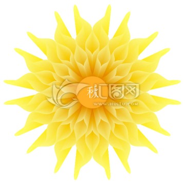 黃色花紋海報(bào)
