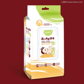 嬰兒手口濕巾80片