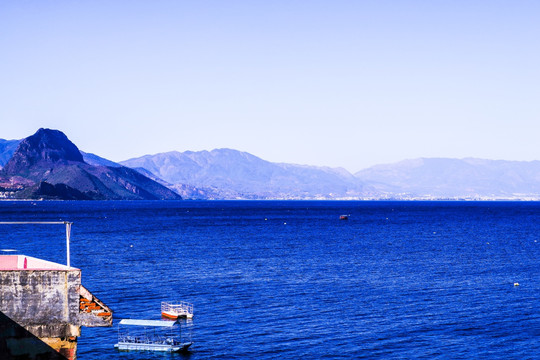 湖景