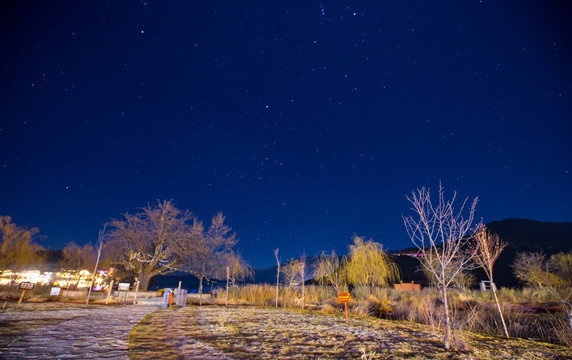 泸枯湖 星空