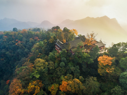 都江堰青城山秋色