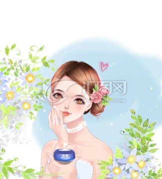 女性插画职业卡通人物