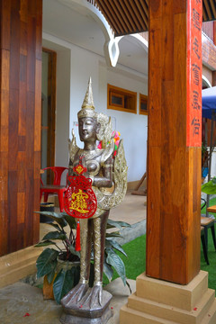 告庄西双景 傣族风情雕塑