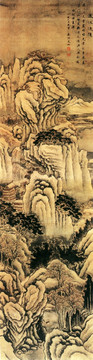 文柯 寒江漁隱圖