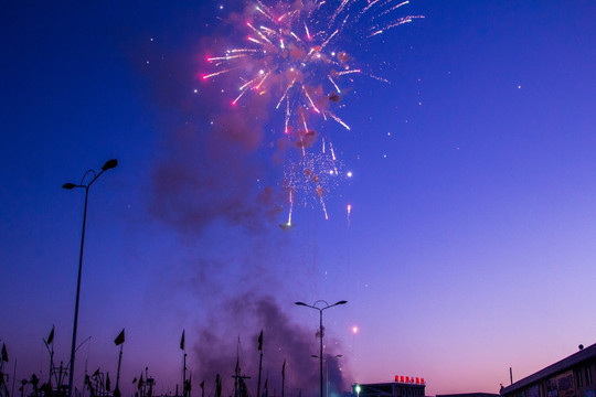 大连祭海神烟花