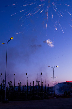 大连祭海神烟花