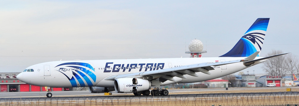埃及航空 星空联盟 飞机 停机