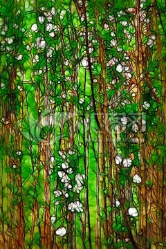 花卉油畫