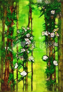 花卉油畫