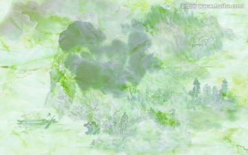 山水風(fēng)景翡翠大理石紋背景墻