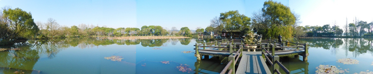 全景西湖风光 杭州西湖全景