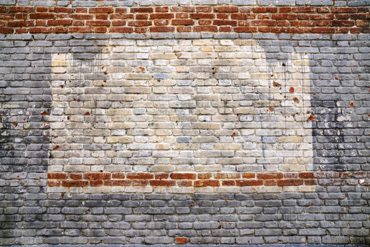 砖墙 老砖墙 旧墙