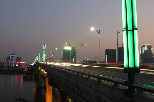 佛山顺德容奇大桥夜景