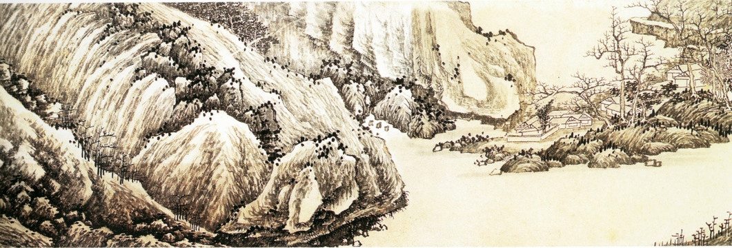 高岑 江山千里圖