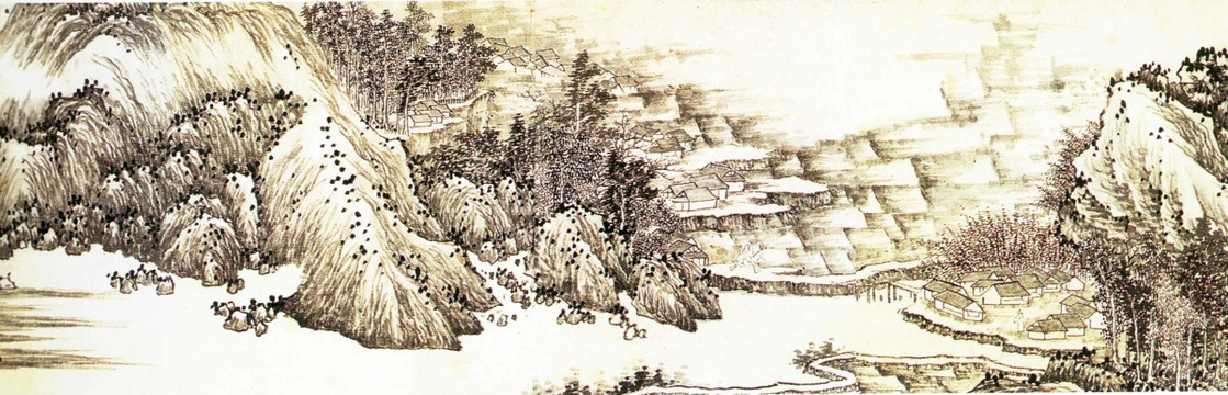 高岑 江山千里圖
