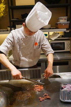 铁板牛排 日本料理烹饪