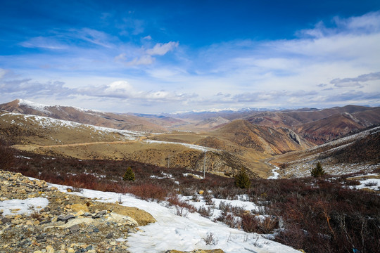 西藏高原山峦