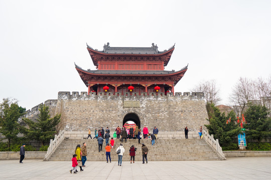 仿古城楼