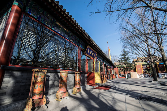 北京雍和宫 雍和禅房
