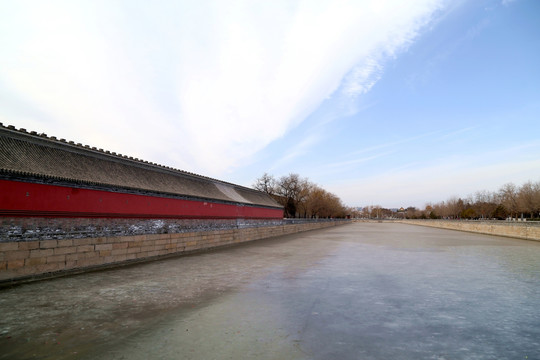 城墙 护城河