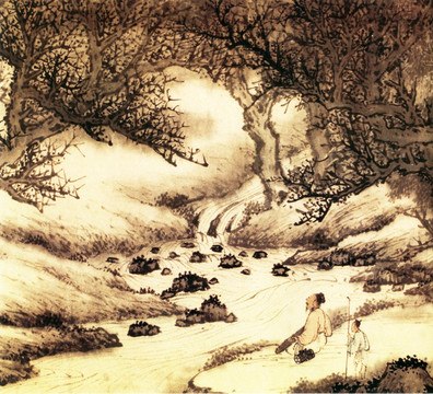 吳宏 小山遠(yuǎn)歌圖