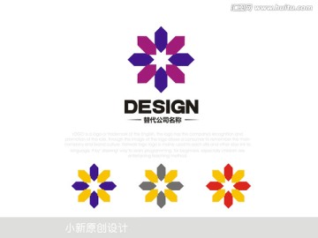 花形LOGO时尚建筑商场标志