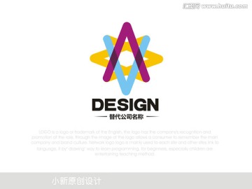 炫彩星形简洁大气LOGO标志