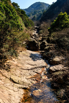 山涧小路 森林山路 山峰山脉