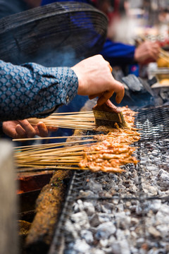 现烤肉串