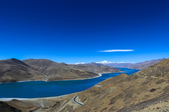 西藏高原山水风光
