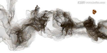抽象水墨畫 六聯(lián)張