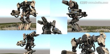 机器人装甲3d模型