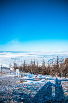 贝加尔湖蓝冰