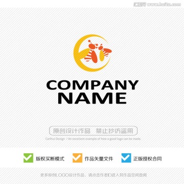 蜂蜜 小蜜蜂 LOGO設(shè)計(jì)