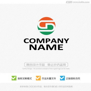 CD字母 LOGO设计